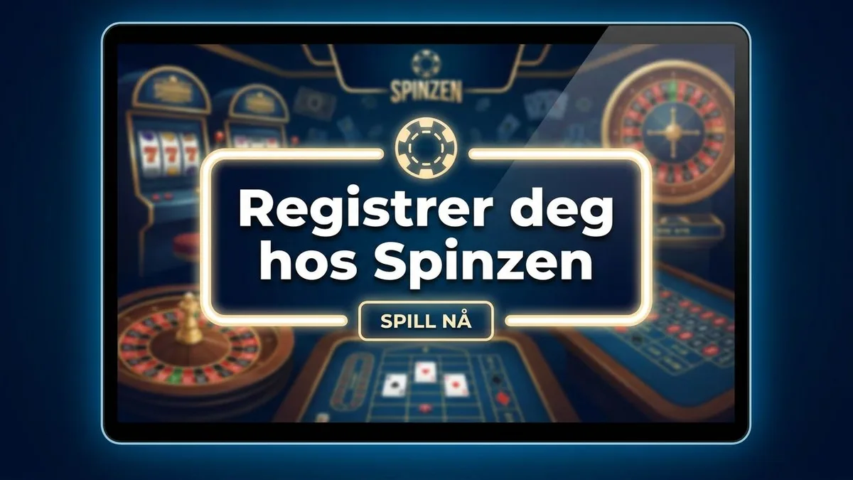 Registrering med bonus hos Spinzen